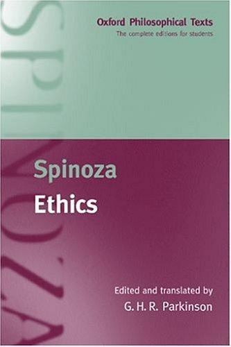 Parkinson spinoza ethics - parkinson:spinoza,
